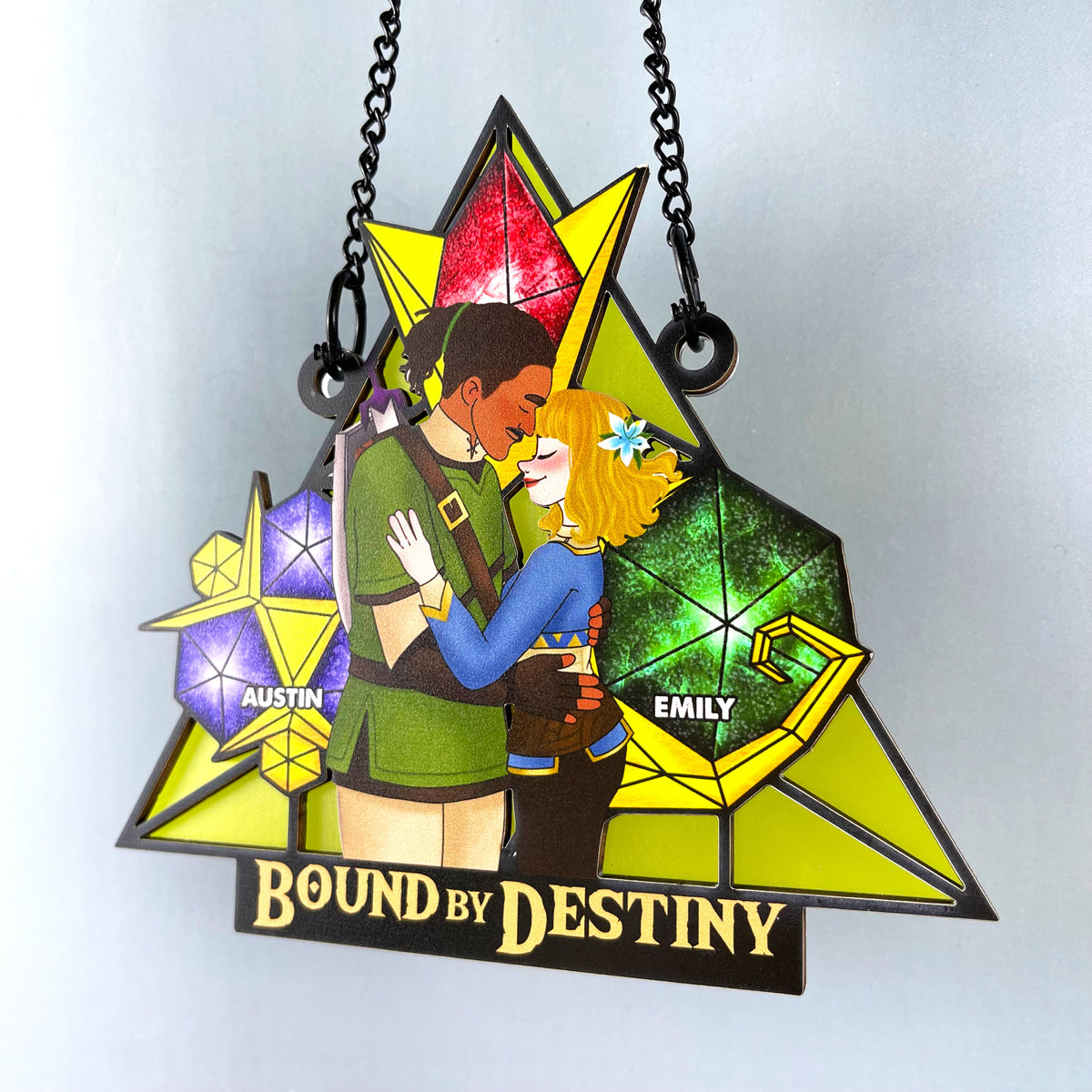 Couple Suncatcher Ornaments - Personalized Gifts 03ohti110225hg-Homacus