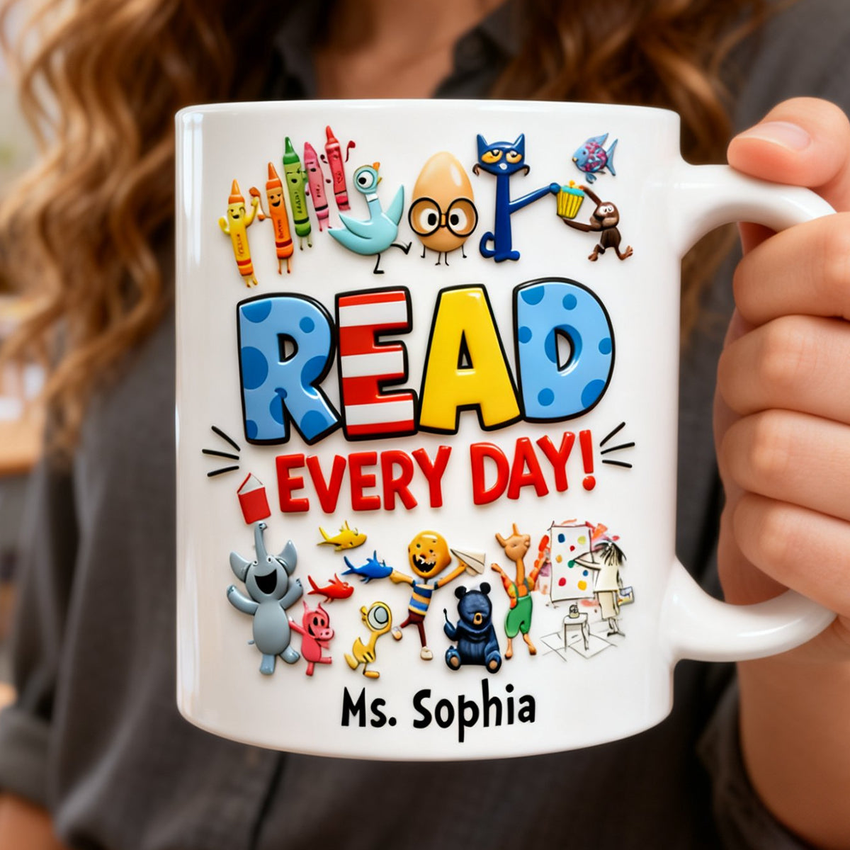 Reading Motivation Coffee Mug – Personalized Gifts For Teachers 05hutn090226-Homacus