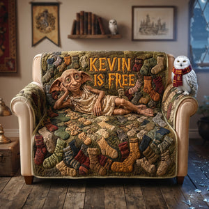 Chill Resting Elf Quilted Sofa Cover, Personalized Gifts 02qhta090726-Homacus