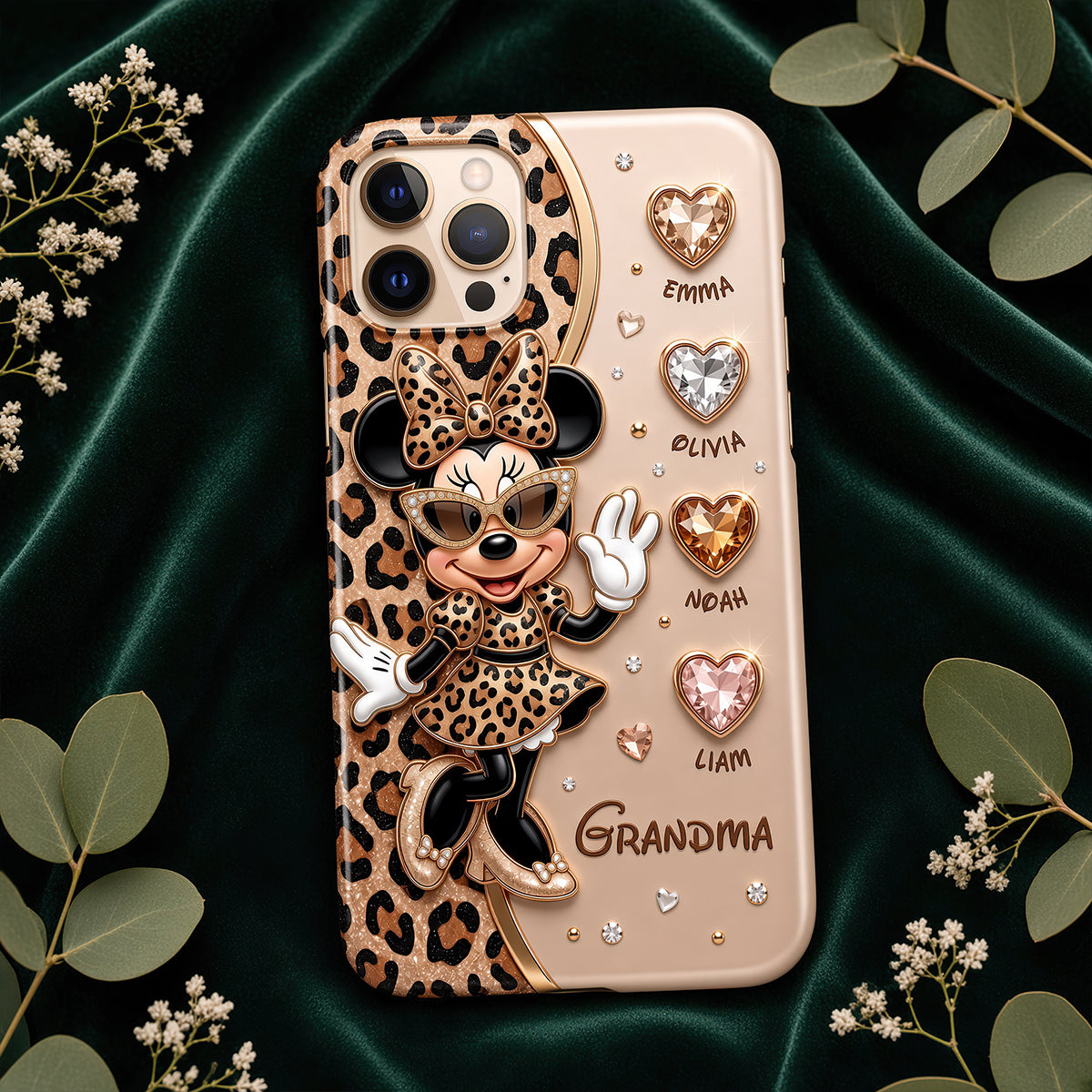 Leopard Fancy Nana Phone Case - Personalized Gifts For Grandma 03nadt040926
