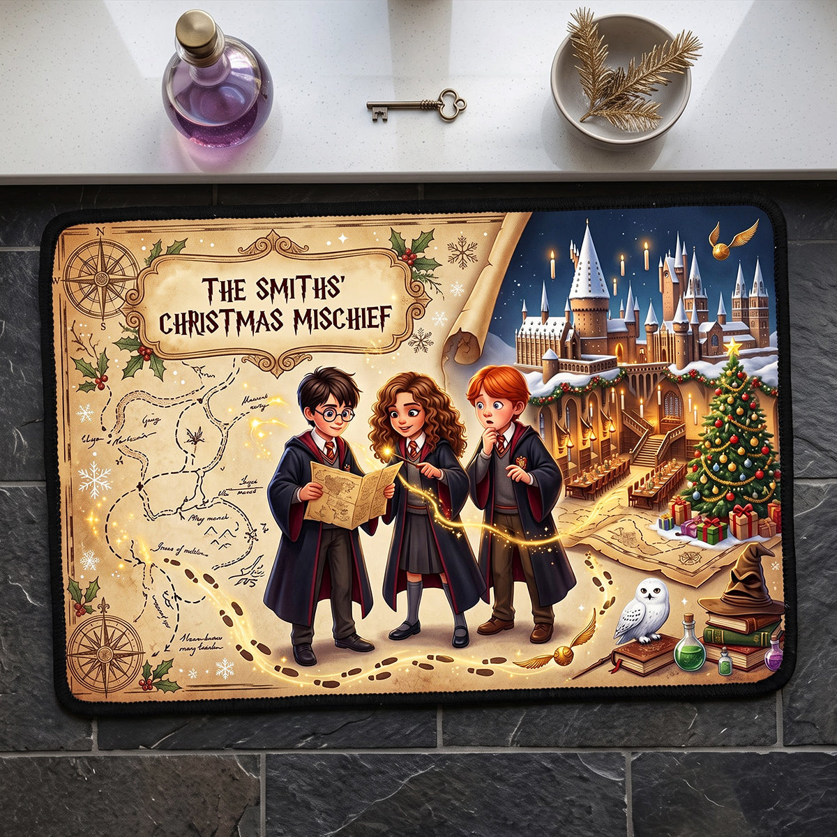 Christmas Enchantment Runner Rug - Personalized Gifts For Family 02HATA220826