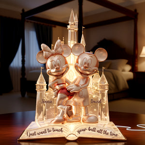 Cheeky Touch Couple Acrylic Light Box - Personalized Gift For Couples 04OHLU271125-Homacus