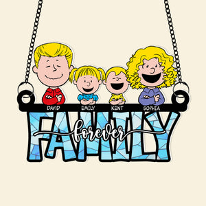 Personalized Gifts For Family Suncatcher Ornament 02QHQN120624HH-Homacus