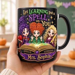 Spooky Witch Spell Accent Mug - Personalized Halloween Gifts 04hudt270826-Homacus