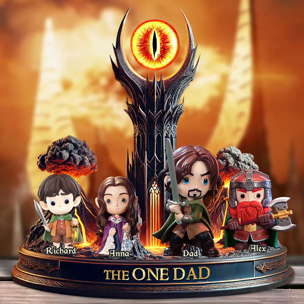 The One Dad Acrylic Plaque - Personalized Christmas Gifts For Dad 03HUDT210425-Homacus