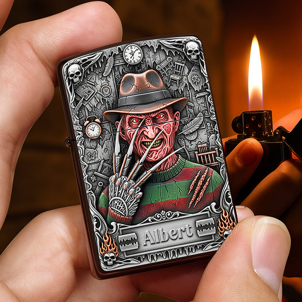 Creepy Movie Lighter - Personalized Gifts For Horror Movie Fans 01huqn070825-Homacus