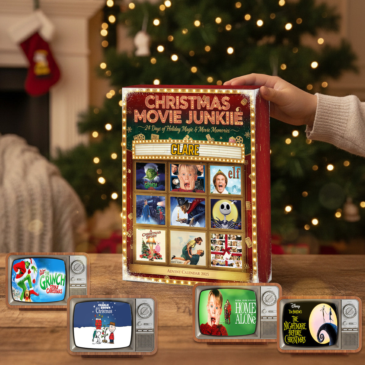 Personalized Christmas Gifts Advent Calendar Blind Box 05namg311025-Homacus