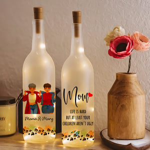 Personalized Gifts For Mom Daughter Bottle Lamp Like Mother Like Daughter 03NADT130225PA-Homacus