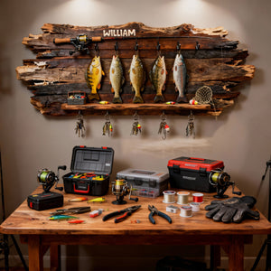 Fishing Lover Acrylic Key Hanger - Personalized Gifts For Fishing Lover Key Hanger 06KILU140126-Homacus