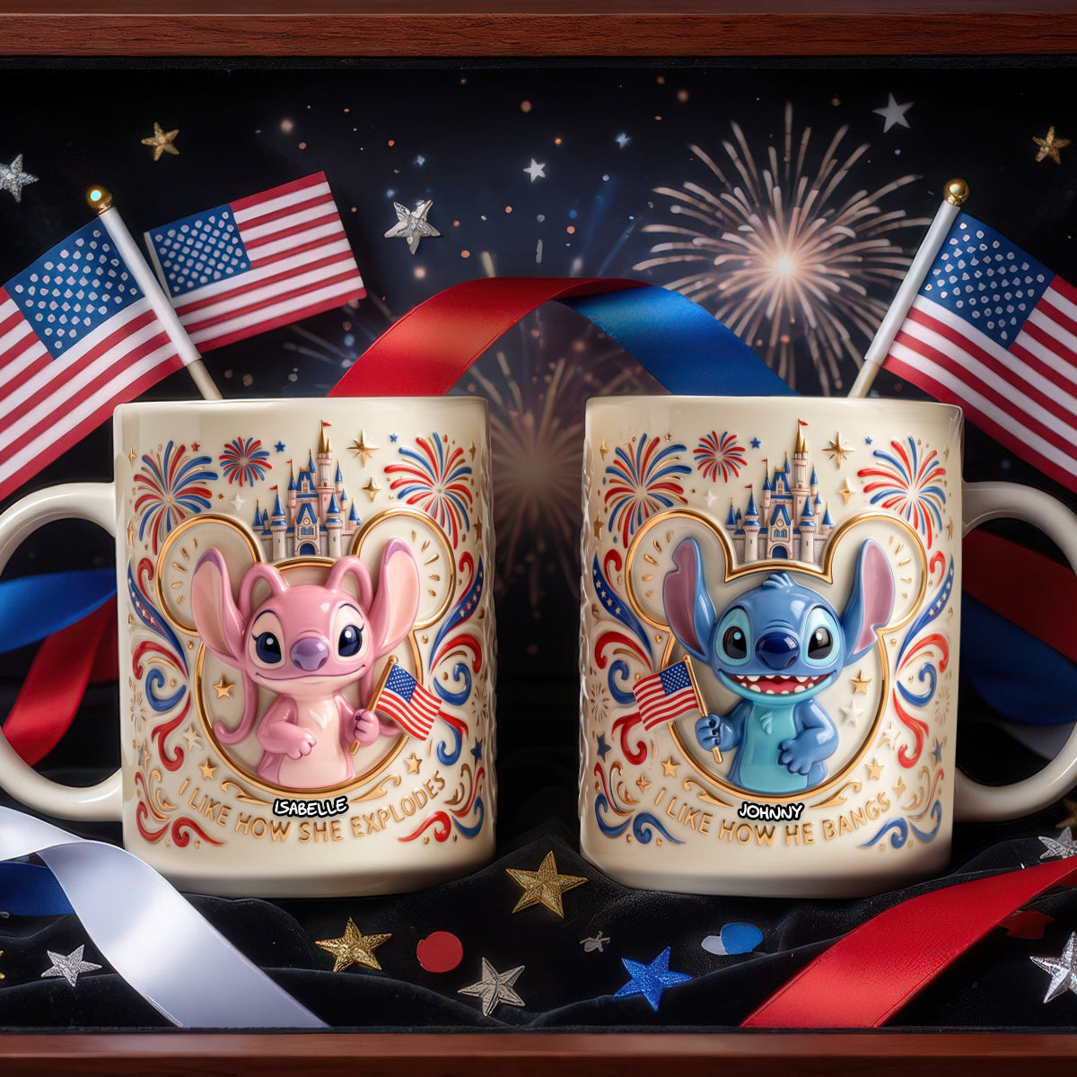 American Sweethearts 250th Anniversary Coffee Mug - Personalized Gifts For Couples 04PADH230526