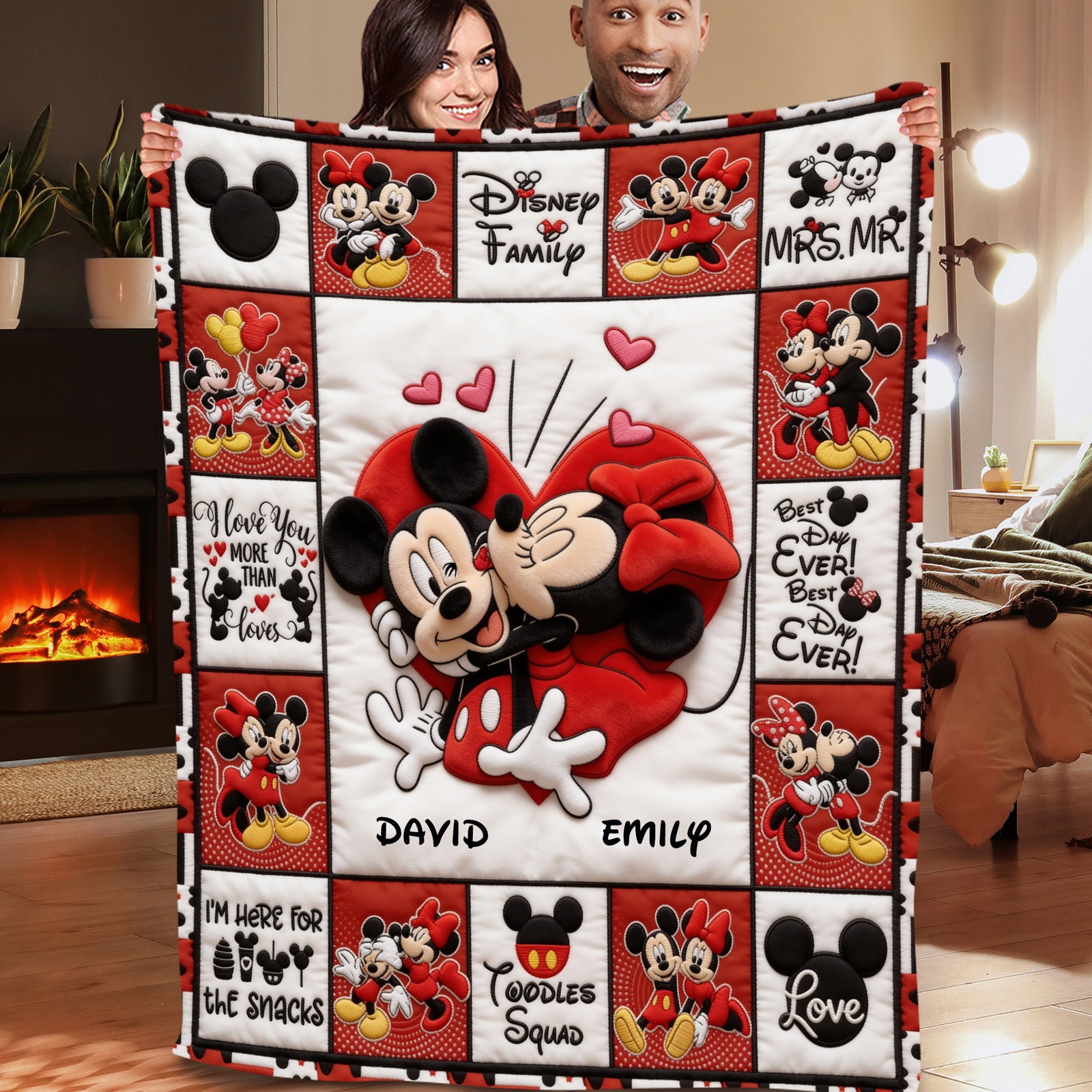 Sweet Couple Blanket - Personalized Gifts For Couples 03paqn010726-Homacus