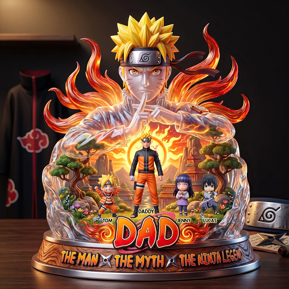Strong Energy Dad Acrylic Plaque, Personalized Gifts For Dad 01qhdt180526-Homacus