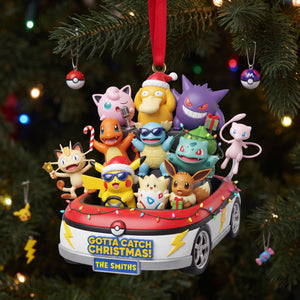 Gotta Catch Christmas Ornament - Personalized Gifts 10tylu300926