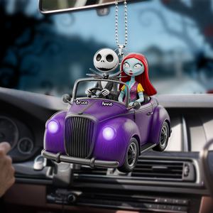 Forever Ride Car Ornament Personalized Gifts For Couple 05PGLU150725-Homacus