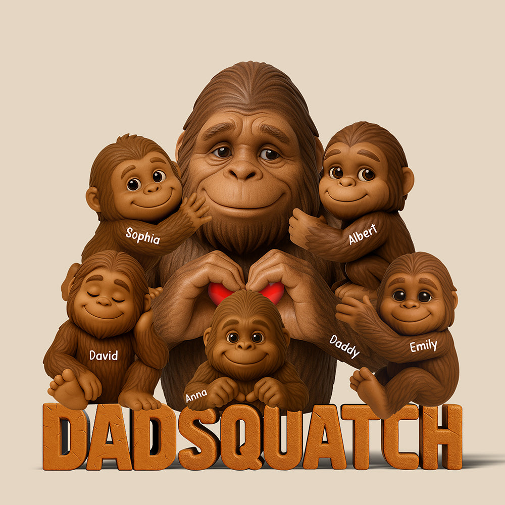 Dadsquatch Acrylic Plaque - Personalized Gifts For Dad 04naqn170525-Homacus