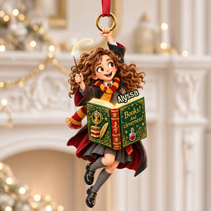 Fantasy School Ornament - Personalized Gifts For Christmas Ornament 05PADT121026-Homacus