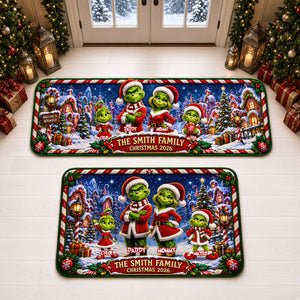 Festive Family Christmas Runner Rug - Personalized Gifts For Family 02tydt050926-Homacus