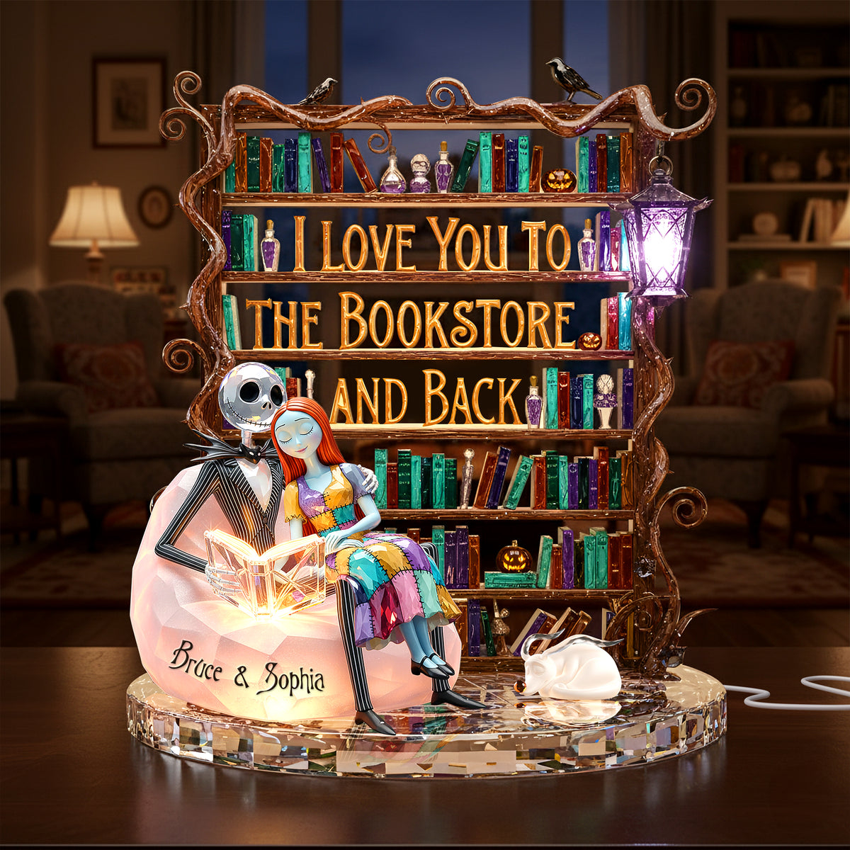 Storybook Romance Light Box - Personalized Gift For Couples 04PALU291125-Homacus