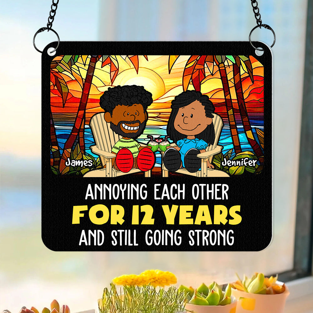 Personalized Gifts For Couple Lover Suncatcher Beach Summer 01XQDT110125PA-Homacus