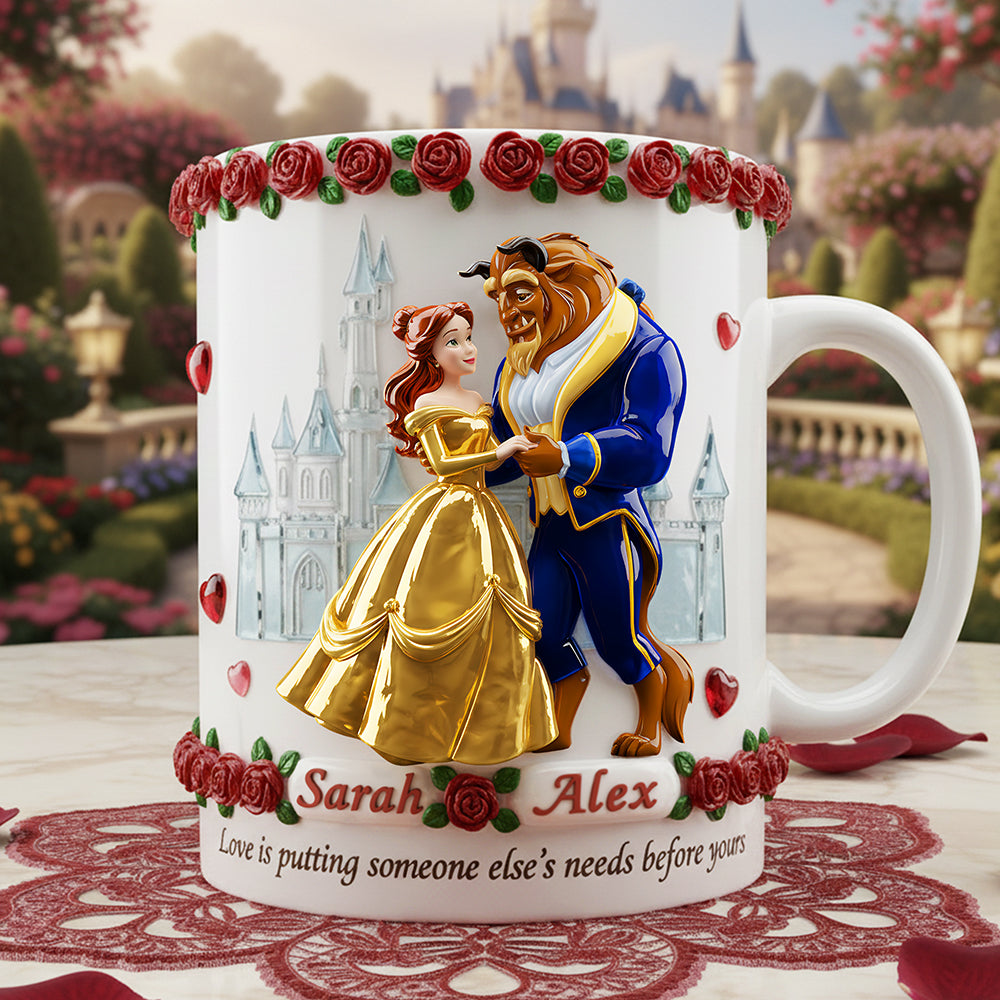 Fairy Tale Couple Coffee Mug - Personalized Gifts For Couple 01kita080126-Homacus