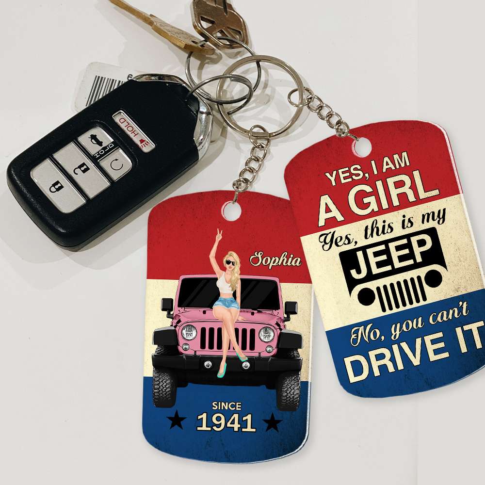 Personalized Gifts For Car Lovers Keychain 03HUDT210624-Homacus