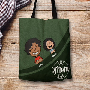 Personalized Gifts For Mom Tote Bag Best Mom Ever 02OHMH070125HH-Homacus