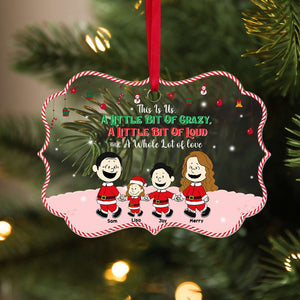 Personalized Christmas Gifts For Family Acrylic Ornament 02KAMH240724DA-Homacus