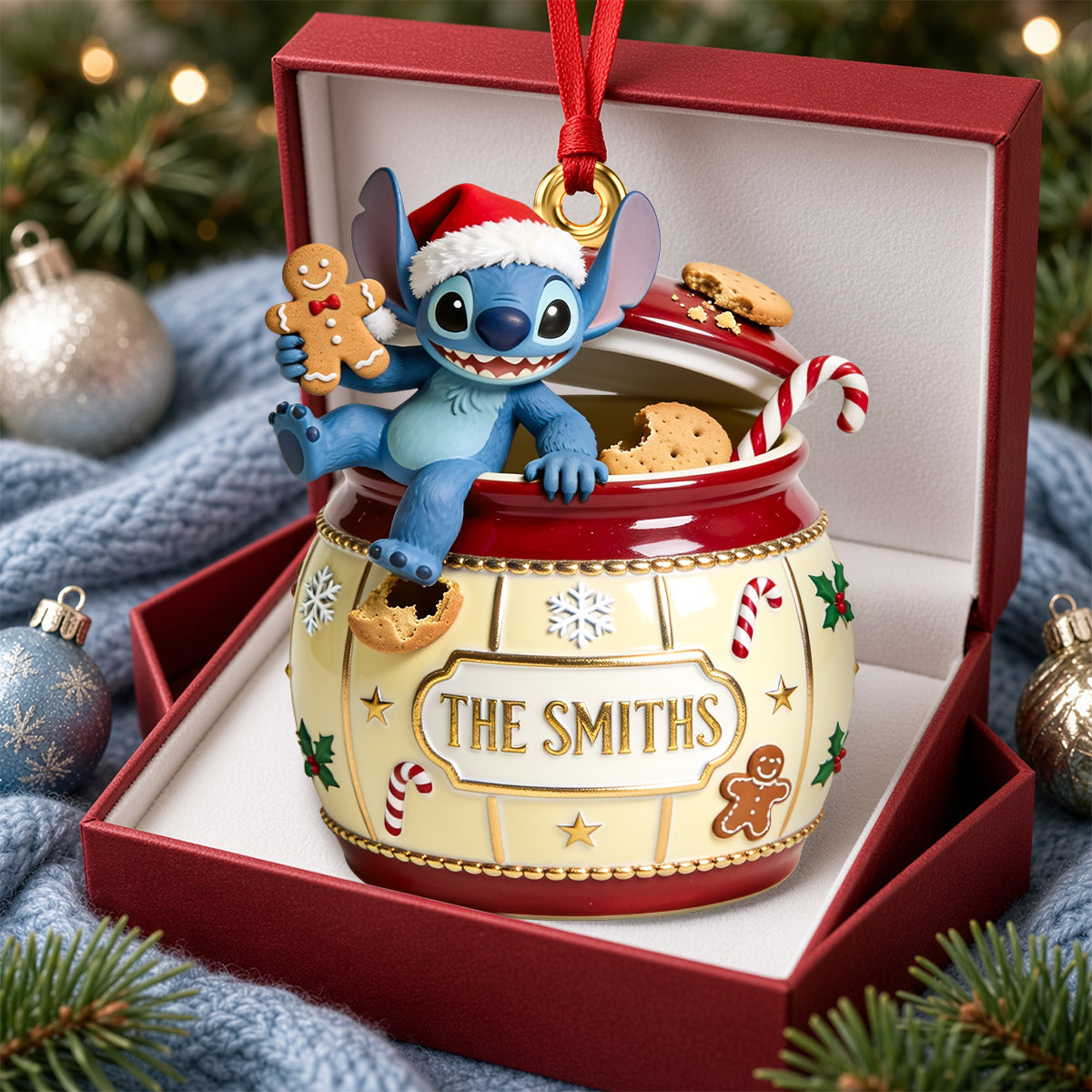 Playful Buddy Jam Jar Ornament - Personalized Gift For Christmas 06HADH021026-Homacus