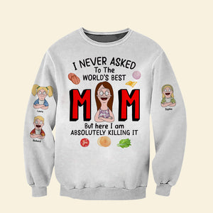 Personalized Gifts For Mom Shirt World's Best Mom 01KAQN250325HG-Homacus