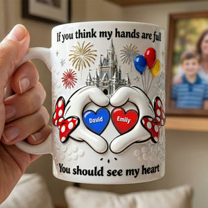 Hands Full Coffee Mug - Personalized Gifts For Mom 03naqn020326-Homacus