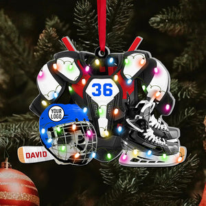 Personalized Gifts For Ice Hockey Lovers Ornament 02HUQN211024-Homacus