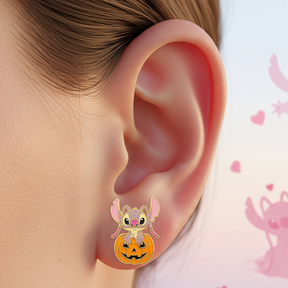 Halloween Cute Stud Earrings Personalized Gifts For Fans 01PGDT180825-Homacus