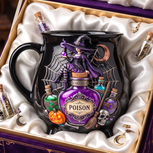 Witch Poison Cauldron Mug - Personalized Gifts For Halloween 05todh220826-Homacus