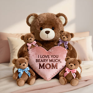 Love You Mom Custom Shaped Pillow - Personalized Gifts For Mom 03padt171225-Homacus