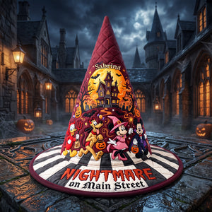 Nightmare Quilted Witch Hat - Personalized Gifts For Witch Lover 02pata130826