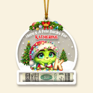 Personalized Christmas Gifts For Kids Money Holder Ornament 02KAMH121024-Homacus