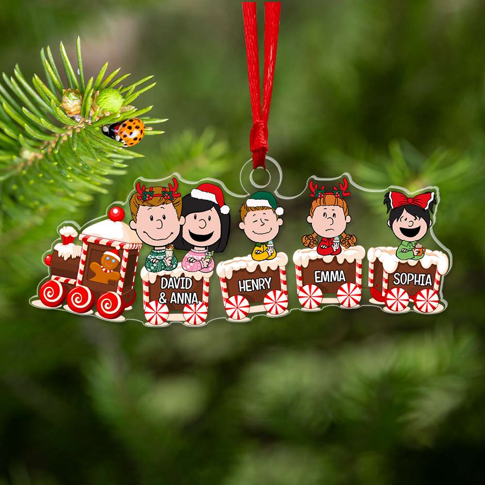 Personalized Gifts For Family Ornament Acrylic Christmas 02XQLU130924HG-Homacus