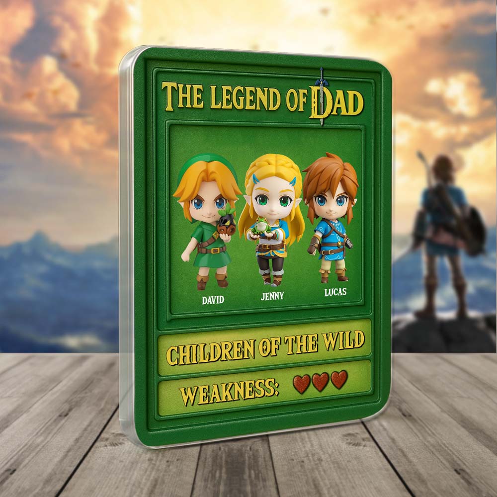 Gaming Legend Plaque Personalized Gifts For Dad 01natn100525-Homacus