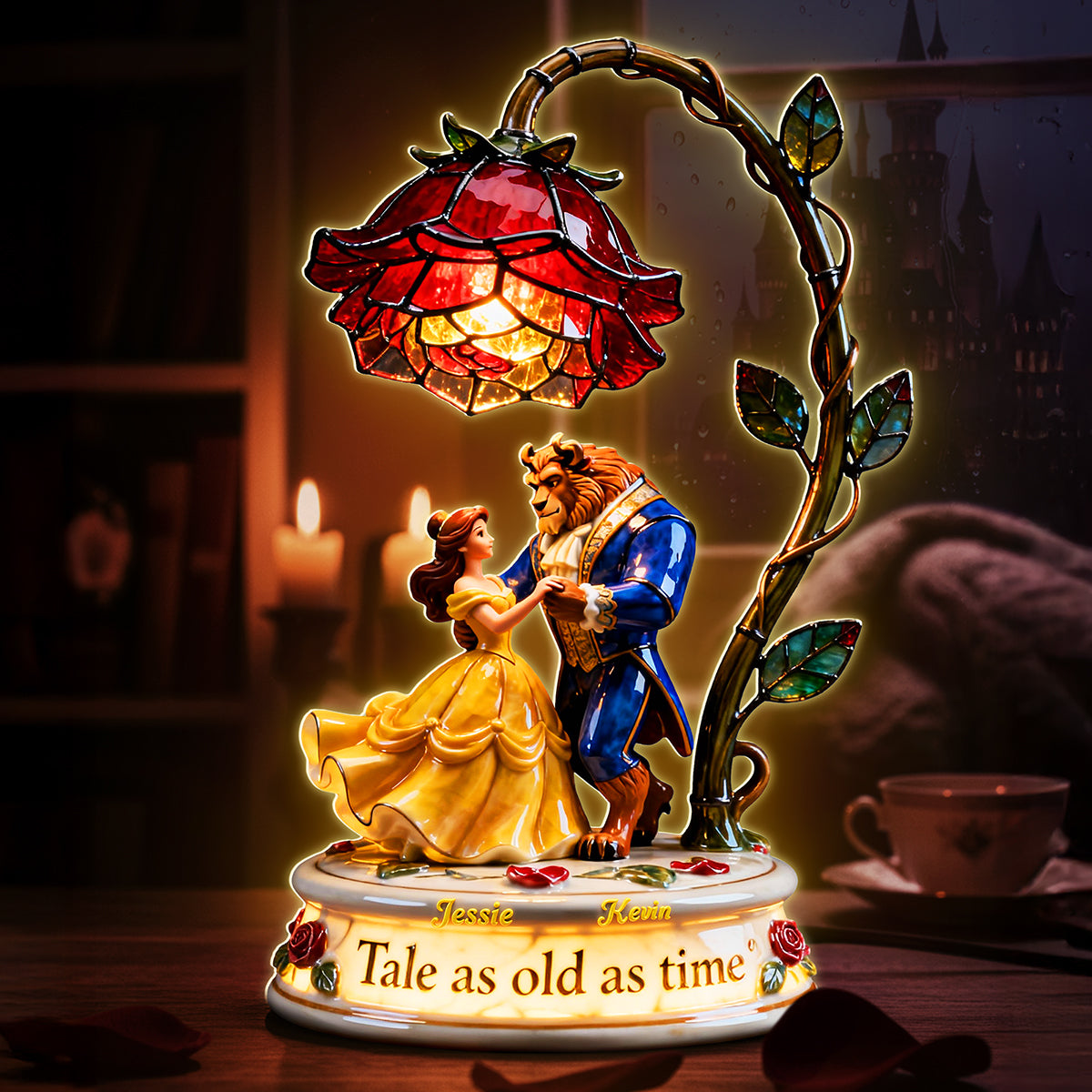 Romantic Couple Acrylic Light Box Personalized Gifts For Couple 02TOTA040226-Homacus