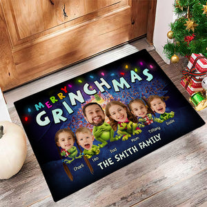 Custom Photo Gifts For Family Christmas Doormat 04ACDT210924-Homacus