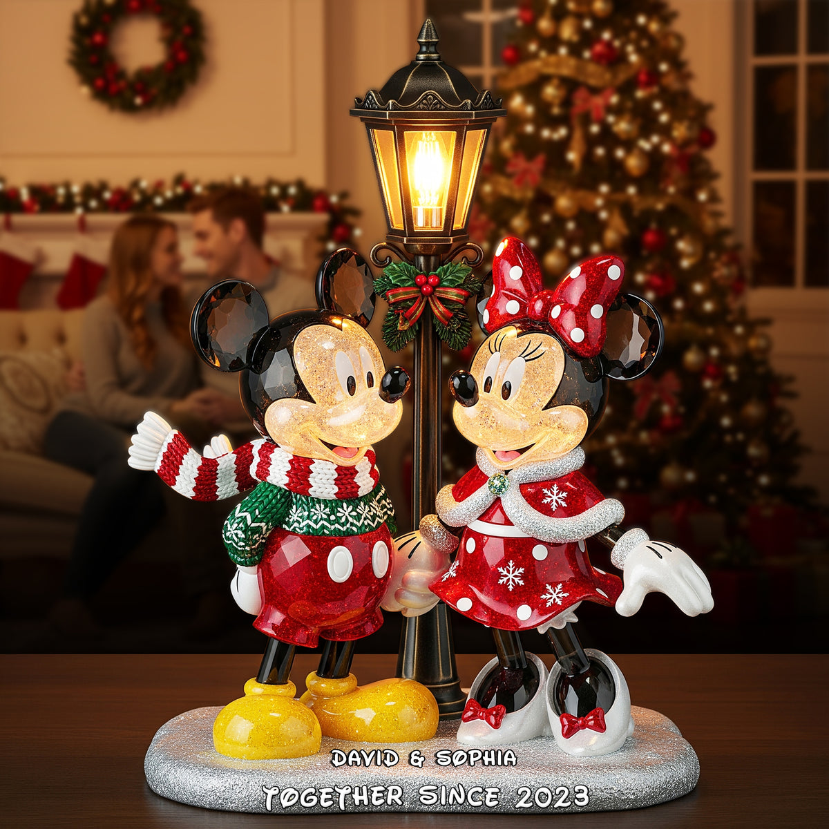 Together Forever Couple Light Box - Personalized Anniversary Gift For Couples 07PGLU281025-Homacus