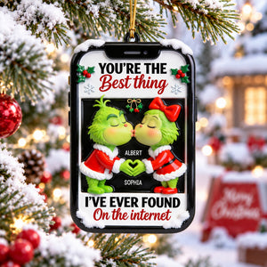 Adorable Couple Christmas Ornament - Personalized Gifts For Couple 04toqn150926-Homacus