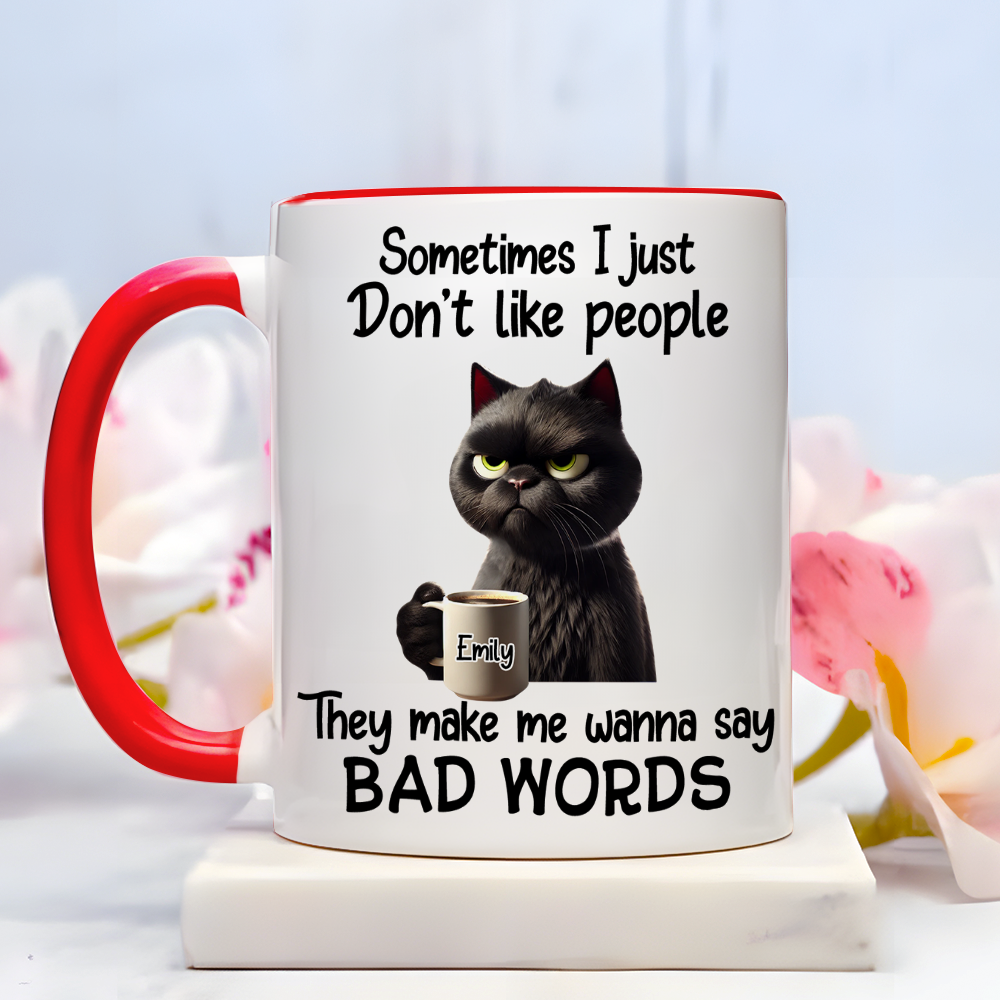 Personalized Gifts For Coworker Coffee Mug Bad Words 03xqpu150125-Homacus