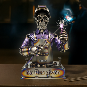Badass Welder Skull Acrylic Plaque - Personalized Gifts For Welder 03QHPU100625-Homacus