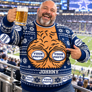 Funny Hairy Chest 3D Knitted Ugly Sweater - Personalized Gifts For Sport Lovers 03ohlu011026
