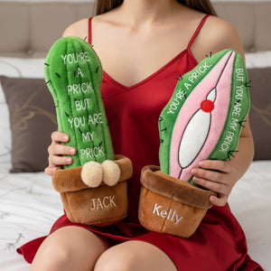 Prick Couple Custom Shape Pillow, Personalized Gifts For Couple 06qhmg151125-Homacus