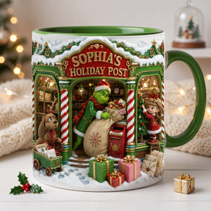 Holiday Post Coffee Mug - Personalized Gifts For Christmas 04halu010826-Homacus