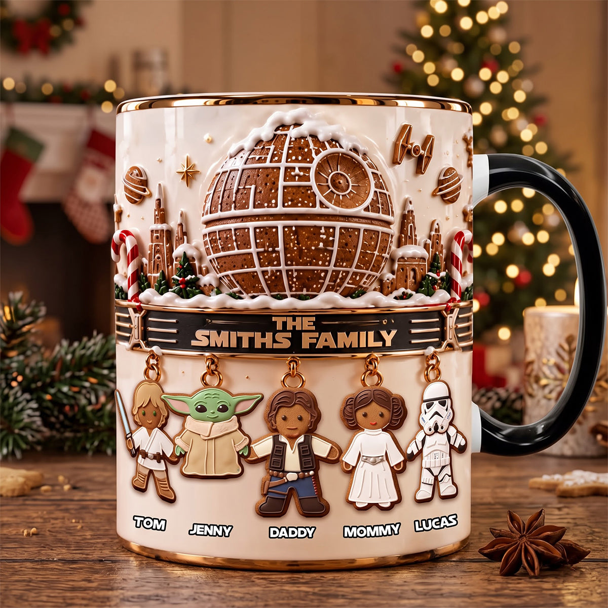 Ginger Bread Christmas Coffee Mug - Personalized Gifts For Family 04patn220926-Homacus