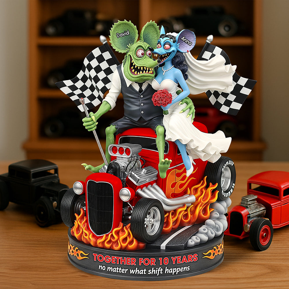 Anniversary On Hot Car Plaque - Personalized Gifts For Couple 05qhqn280625-Homacus