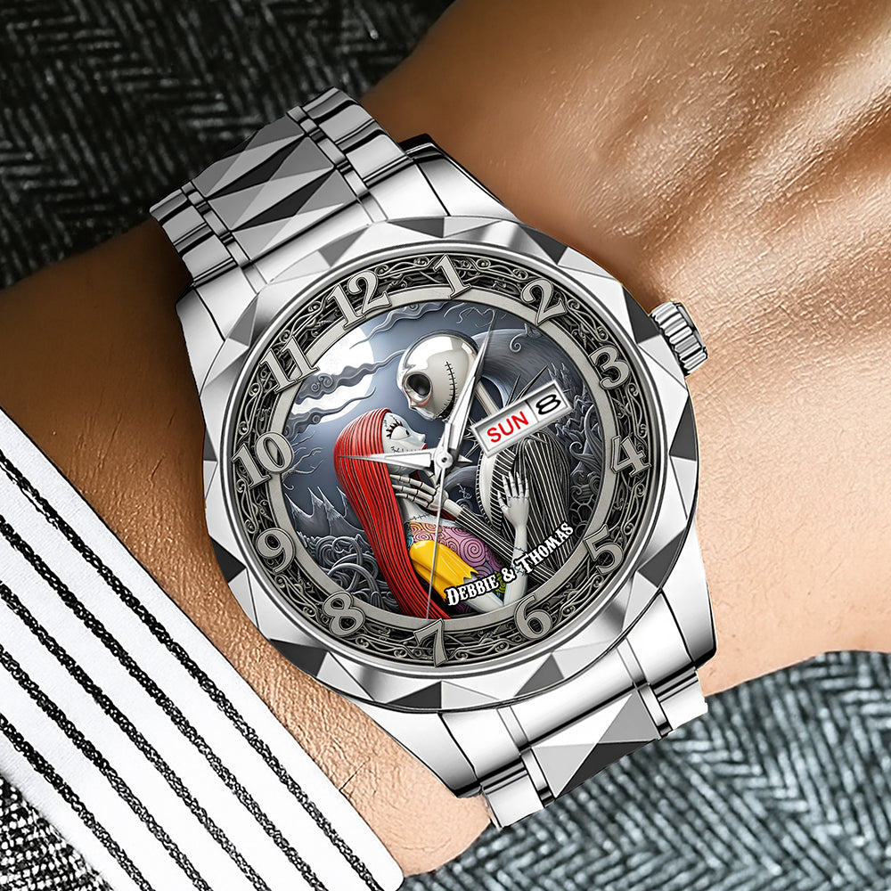 Couple Stainless Steel Men's Watch - Personalized Gifts For Couple 02PGMG240725-Homacus